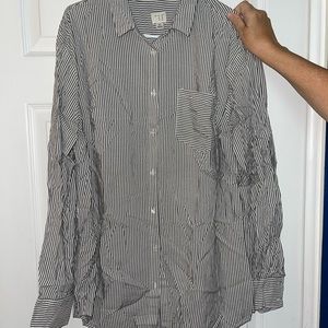 a new day button up